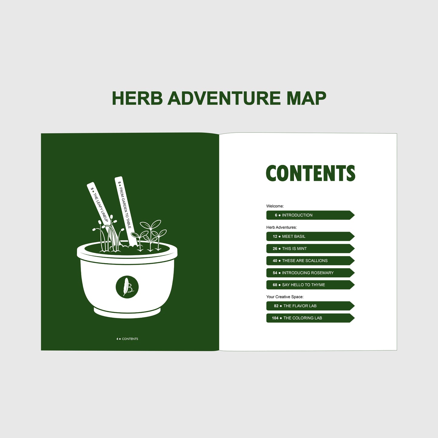 HERBS IN THE GARDEN: A Coloring Cookbook Adventure for Kids